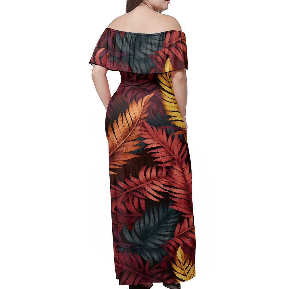 Women's Off The Shoulder short sleeve dress