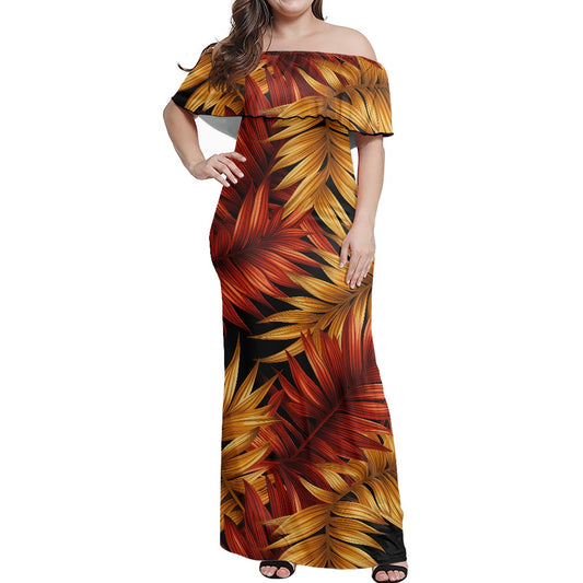 Women's Off The Shoulder short sleeve dress white