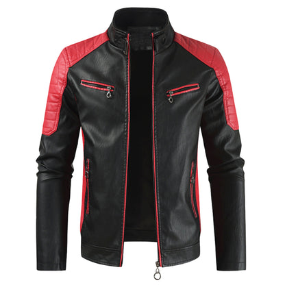 Make a statement with the Freedom Flyer Leather Bomber Jacket! up to 5XL