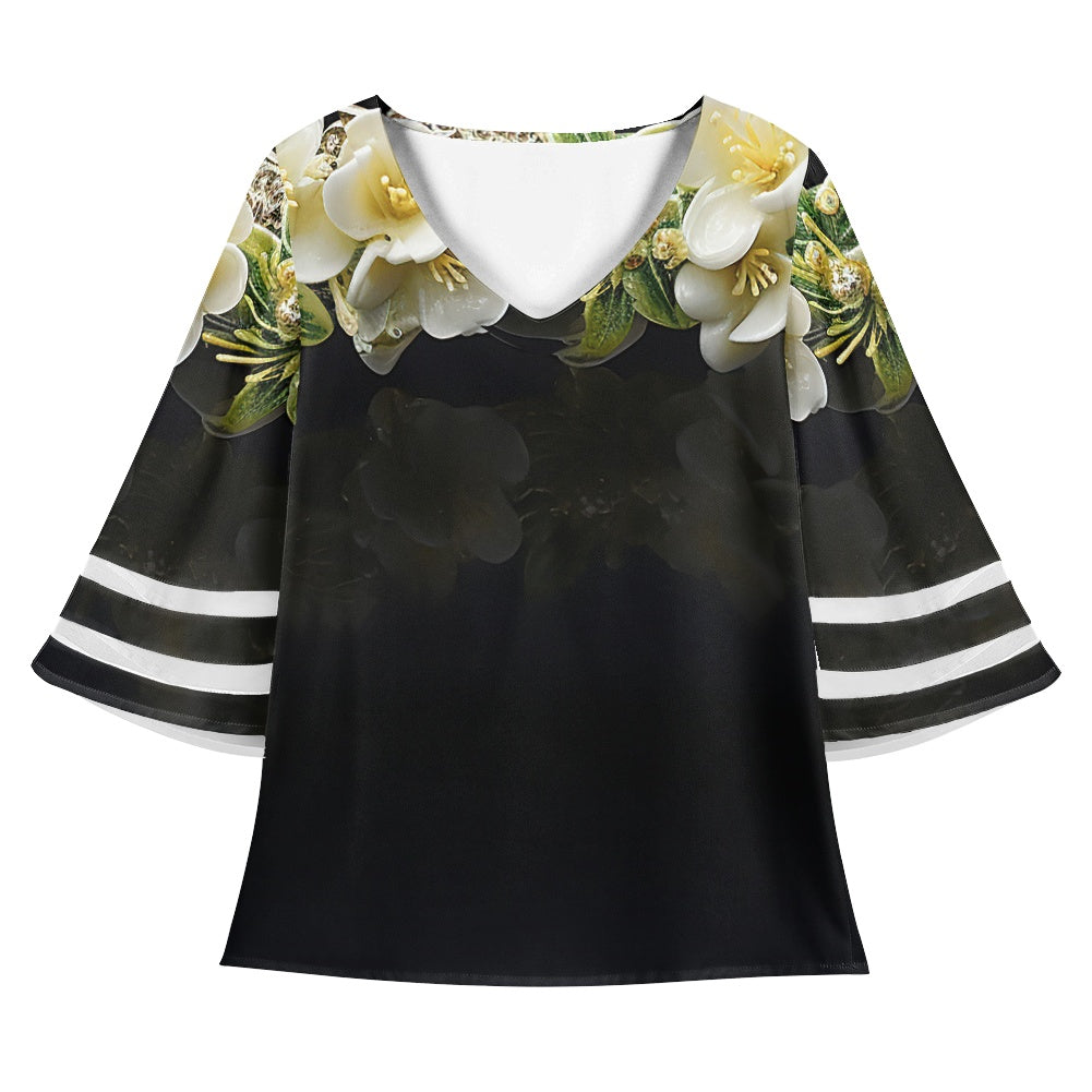 Puakenikeni Women Puff Sleeve Blouse