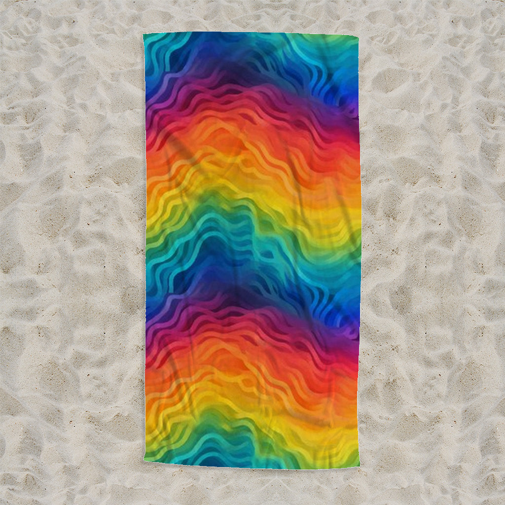 Rainbow Heavyweight Beach Towel