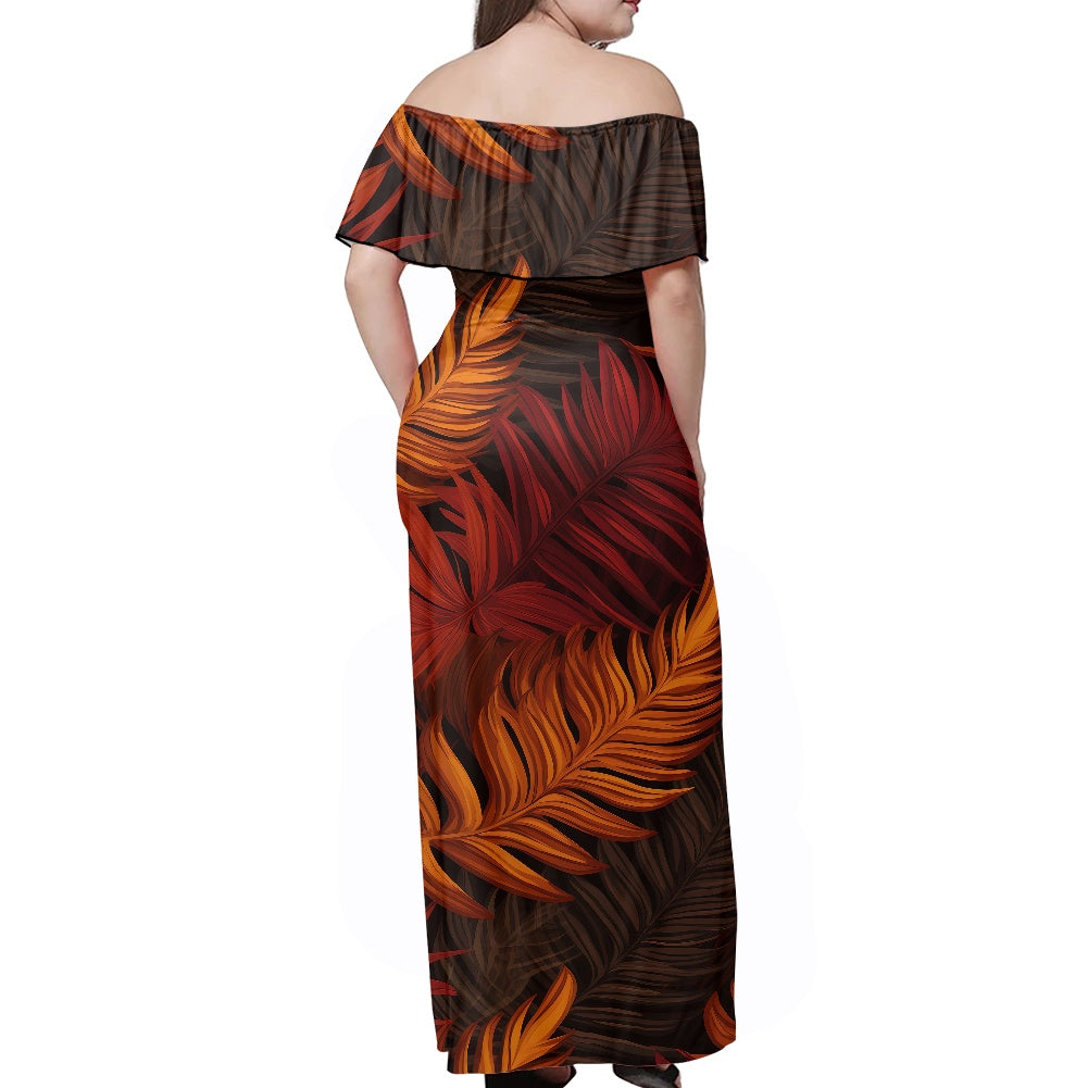 Women's Off The Shoulder short sleeve dress