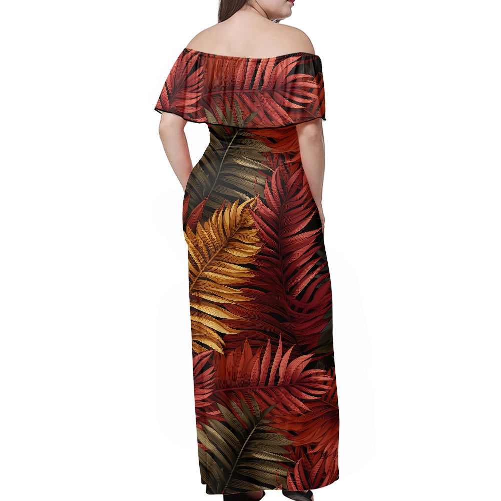 Women's Off The Shoulder short sleeve dress