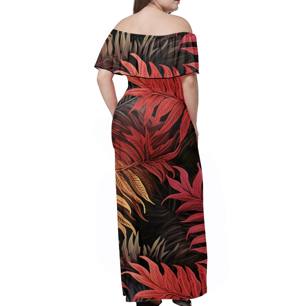 Women's Off The Shoulder short sleeve dress