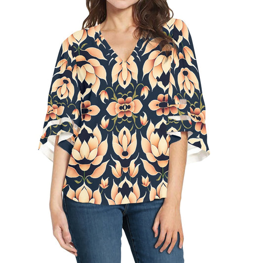 Lily Women Puff Sleeve Blouse white