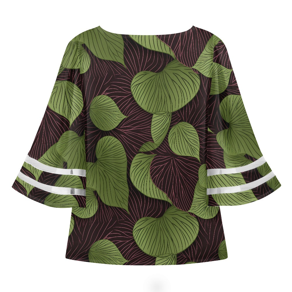 Kalo on Maroon Women Puff Sleeve Blouse