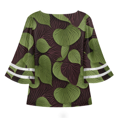 Kalo on Maroon Women Puff Sleeve Blouse