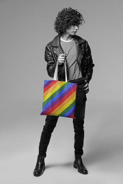 Rainbow Pride | Gay Pride | LGBTQ Pride | Cloth Tote Bags