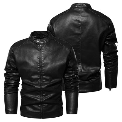 Leather Racer Jackets, Bronze, Midinight Blue, Black, Sizes S to 3XL