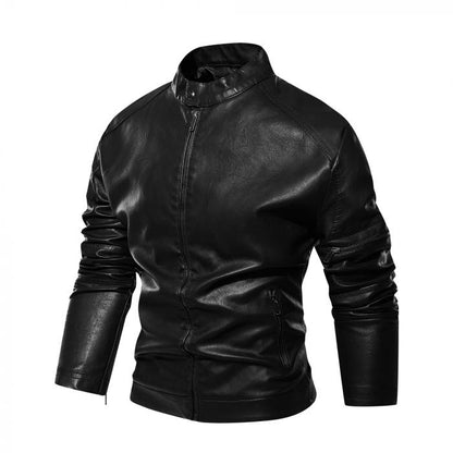 Leather Racer Jackets, Bronze, Midinight Blue, Black, Sizes S to 3XL